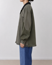 Load image into Gallery viewer, FRAGMENT MILITARY SHIRT (YIN & YANG SLEEVE)/01 size