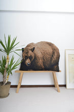 Load image into Gallery viewer, RUG CUSHION (GRIZZLY BEAR)
