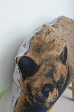 Load image into Gallery viewer, RUG CUSHION (GRIZZLY BEAR)