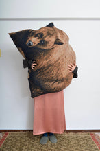 Load image into Gallery viewer, RUG CUSHION (GRIZZLY BEAR)