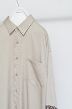 画像をギャラリービューアに読み込む, SILKY TWILL SHIRTS(PRINT) BEG/02