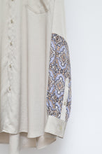 画像をギャラリービューアに読み込む, SILKY TWILL SHIRTS(PRINT) BEG/02