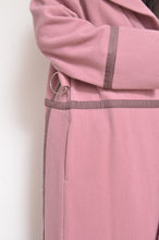 画像をギャラリービューアに読み込む, WOOL NO-COLLAR ROBE/PLUM