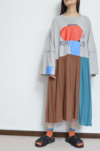 Load image into Gallery viewer, PLEATED TEE OP(PRINT)_Mi*00 / B