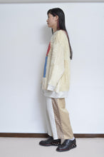 画像をギャラリービューアに読み込む, SWITCHING KNIT P/O(PRINT) 01/OFF WHITE_Mi