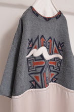 Load image into Gallery viewer, nyoroli KNIT*SATIN OP / GRAY_00