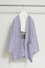 画像をギャラリービューアに読み込む, NO-COLLAR JK_LINEN 01/PURPLE