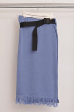 画像をギャラリービューアに読み込む, MUFFLER WRAP SKIRT/SAX BLUE