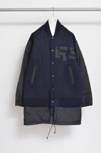 画像をギャラリービューアに読み込む, REMIX MELTON LAYER STADIUM JACKET(PRINT)/NAV/X/02