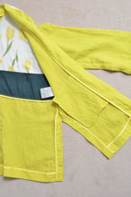 画像をギャラリービューアに読み込む, NO-COLLAR JK_LINEN 00/YELLOW