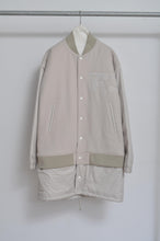 画像をギャラリービューアに読み込む, REMIX MELTON LAYER STADIUM JACKET(PRINT)/BEG/Mi/02