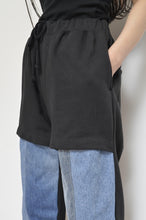 Load image into Gallery viewer, SLIT SWEAT PT / BLK_02