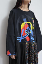 画像をギャラリービューアに読み込む, PLEATED TEE OP(PRINT) _ X*00 / C