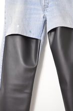 画像をギャラリービューアに読み込む, LEATHER SLIT PT B/BLK_01