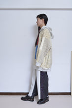 画像をギャラリービューアに読み込む, SWITCHING KNIT HOODIE(PRINT) 01/OFF WHITE_Mi