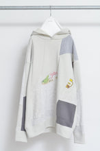 画像をギャラリービューアに読み込む, CUT AND CONNECTED BACKPILE HOODIE / GRAY