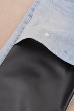画像をギャラリービューアに読み込む, LEATHER SLIT PT B/BLK_01