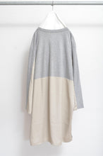 Load image into Gallery viewer, SWITCHING TEE OP_GRAY*BEIGE / B
