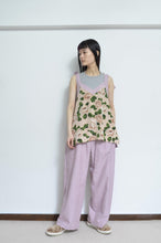 画像をギャラリービューアに読み込む, V-NECK TANK_SHORT_LINEN 00/PINK