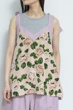 画像をギャラリービューアに読み込む, V-NECK TANK_SHORT_LINEN 00/PINK