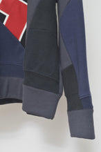 画像をギャラリービューアに読み込む, CUT AND CONNECTED BACKPILE HOODIE / DARK