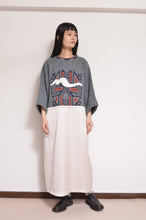 Load image into Gallery viewer, nyoroli KNIT*SATIN OP / GRAY_00