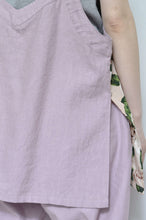 画像をギャラリービューアに読み込む, V-NECK TANK_SHORT_LINEN 00/PINK