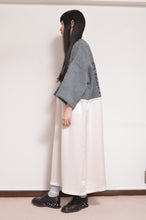 Load image into Gallery viewer, nyoroli KNIT*SATIN OP / GRAY_00