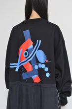 画像をギャラリービューアに読み込む, ZIP UP SWEAT OP BLK / 01