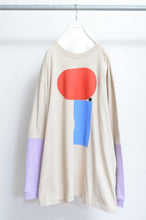 Load image into Gallery viewer, SWITCHING SLEEVE L/S T_ 01 / BEIGE*Mi