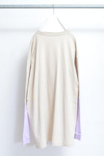 Load image into Gallery viewer, SWITCHING SLEEVE L/S T_ 01 / BEIGE*Mi