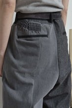 画像をギャラリービューアに読み込む, BLK DENIM WIDE TUCK PT 02