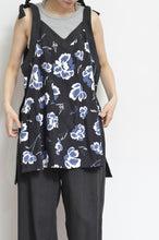 画像をギャラリービューアに読み込む, V-NECK TANK_LONG_LINEN 01/BLACK