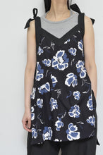画像をギャラリービューアに読み込む, V-NECK TANK_LONG_LINEN 01/BLACK