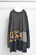 画像をギャラリービューアに読み込む, TIERED L/S T OP 01 / CHARCOAL_B