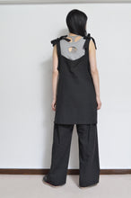 画像をギャラリービューアに読み込む, V-NECK TANK_LONG_LINEN 01/BLACK