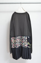 Load image into Gallery viewer, TIERED L/ST OP 01 / CHARCOAL_C