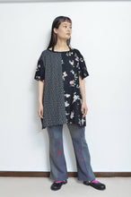 Load image into Gallery viewer, W SLEEVE TOPS_NAVY / B