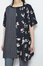 Load image into Gallery viewer, W SLEEVE TOPS_NAVY / B