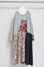 画像をギャラリービューアに読み込む, PLEATED TEE OP(PRINT) _ X*00 / A