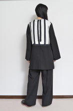 画像をギャラリービューアに読み込む, NO-COLLAR JK_LINEN 01/BLACK