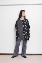 Load image into Gallery viewer, W SLEEVE TOPS_NAVY / B