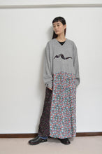 Load image into Gallery viewer, nyoroli KNIT*FLORAL OP_01 / GRAY