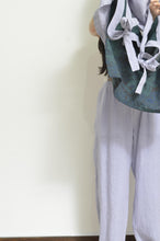 画像をギャラリービューアに読み込む, V-NECK TANK_LONG_LINEN 01/PURPLE