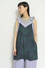 画像をギャラリービューアに読み込む, V-NECK TANK_LONG_LINEN 01/PURPLE
