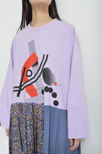 画像をギャラリービューアに読み込む, PLEATED TEE OP(PRINT) _ PUR/X_A