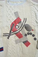 画像をギャラリービューアに読み込む, SWITCHING KNIT P/O(PRINT) 01/OFF WHITE_X