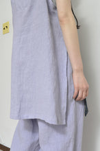 画像をギャラリービューアに読み込む, V-NECK TANK_LONG_LINEN 01/PURPLE