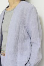 画像をギャラリービューアに読み込む, NO-COLLAR JK_LINEN 00/PURPLE