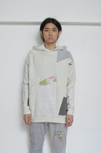 画像をギャラリービューアに読み込む, CUT AND CONNECTED BACKPILE HOODIE / GRAY